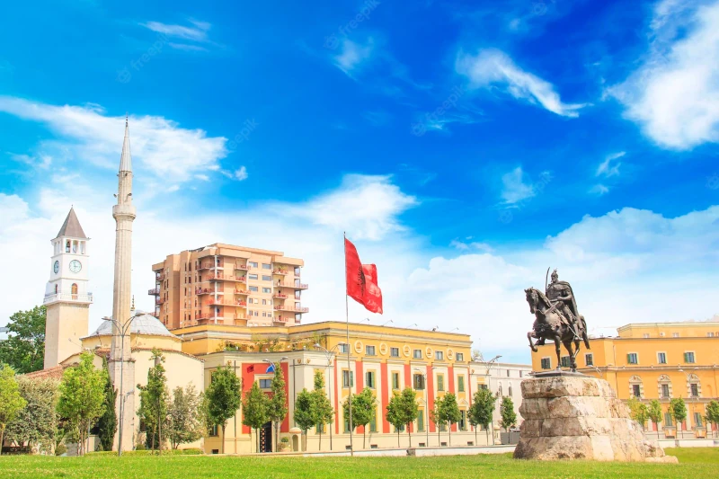 tirana Skanderbeg-Square